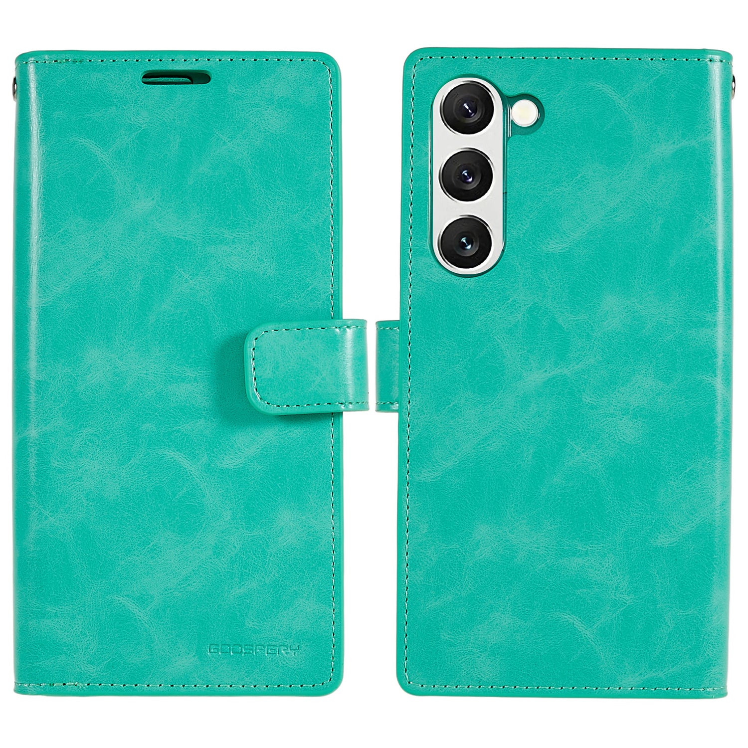 MERCURY GOOSPERY Mansoor Series for Samsung Galaxy S23 Multiple Card Slots Leather Phone Case Anti-scratch Wallet Cover MERCURY GOOSPERY Mansoor Series for Samsung Galaxy S23 Multiple Card Slots Leather Phone Case Anti-scratch Wallet Cover